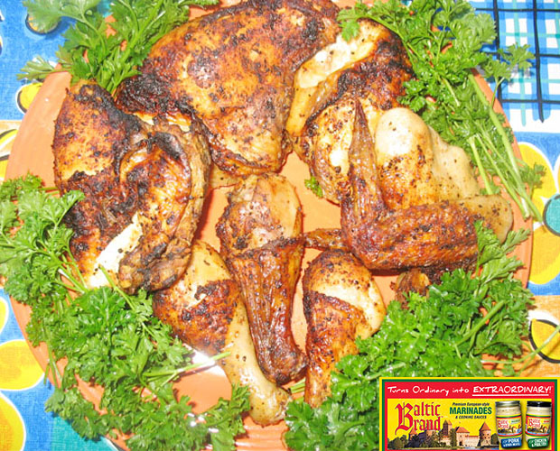 Grilled Chicken using Baltic Brand Marinade